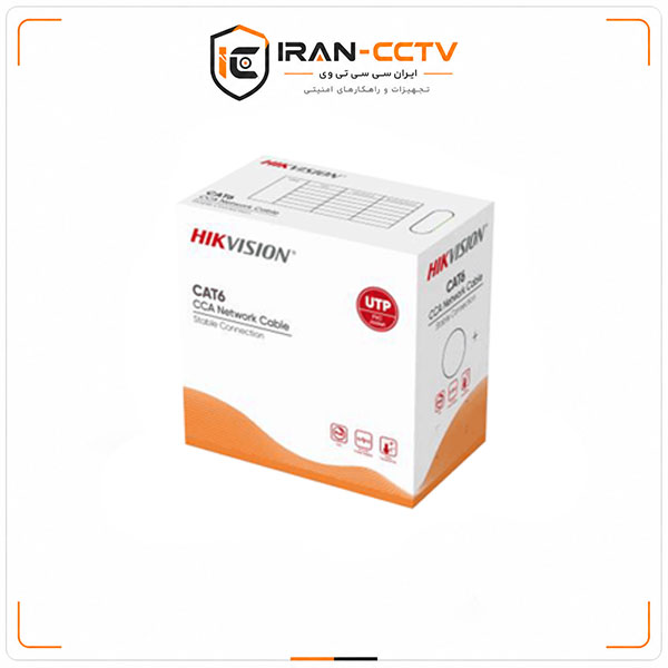 کابل-شبکه-هایک-ویژن-Cat6-CCA کابل شبکه هایک ویژن مدل DS-1LN6UU/CCA خرید کابل شبکه Cat6 هایک ویژن DS-1LN6UU/CCA کابل شبکه دوربین مداربسته هایک ویژن Cat6 CCA کابل LAN هایک ویژن حلقه 305 متری کابل شبکه هایک ویژن مناسب دوربین IP و NVR