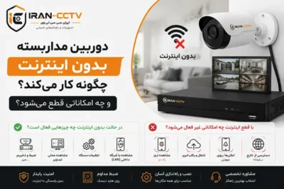 دوربین مداربسته بدون اینترنت چگونه کار می‌کند